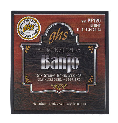 GHS Professional PF120 Banjo Set