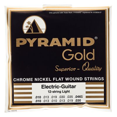 Pyramid Gold Nickel Flatwound 310/12 Pyramid Gold Nickel Flatwound 310/12