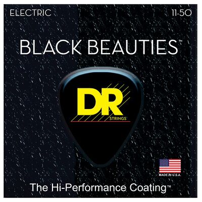 DR Strings Black Beauties BKE-11 DR Strings Black Beauties BKE-11