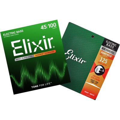 Elixir 45-125 5-string Set Elixir 45-125 5-string Set