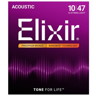 Elixir Nanoweb Light 12 Str. Phosphor Elixir Nanoweb Light 12 Str. Phosphor