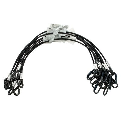 Stairville Safety Set 80cm/6mm Bk 10 pcs Negro Stairville Safety Set 80cm/6mm Bk 10 pcs Negro