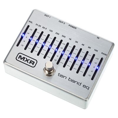 MXR 10 Band Equalizer Silver MXR 10 Band Equalizer Silver
