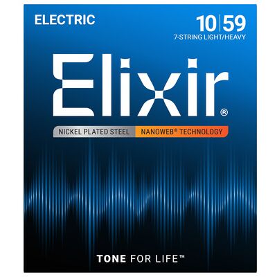 Elixir Nanoweb 12074 Light/Heavy 7 Elixir Nanoweb 12074 Light/Heavy 7