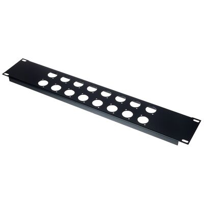 Flyht Pro Rack Panel 2U 16x XLR D-Format Flyht Pro Rack Panel 2U 16x XLR D-Format