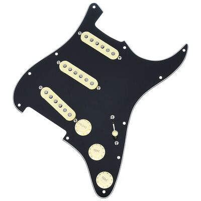 Fender Pre-Wired ST PG Tex-Mex SSS BK Negro Fender Pre-Wired ST PG Tex-Mex SSS BK Negro