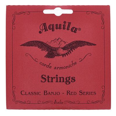 Aquila 11B Banjo String Set Normal Rojo a marrón rojizo Aquila 11B Banjo String Set Normal Rojo a marrón rojizo