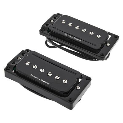 Seymour Duncan SHPR-1S P-Rail Set Arched BK Negro Seymour Duncan SHPR-1S P-Rail Set Arched BK Negro