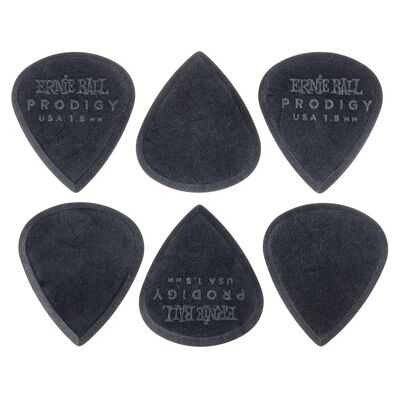 Ernie Ball Mini Prodigy Picks 1,5 mm BK Negro Ernie Ball Mini Prodigy Picks 1,5 mm BK Negro