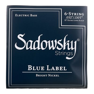 Sadowsky Blue Label Ni 6-String 032-130 Sadowsky Blue Label Ni 6-String 032-130