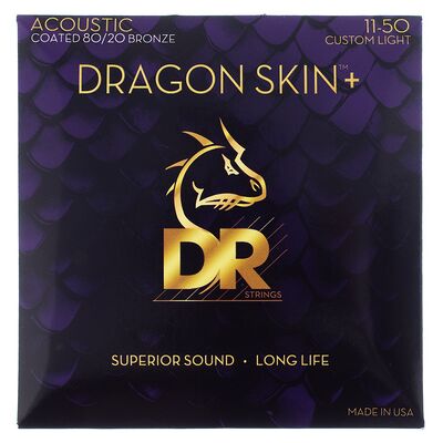 DR Strings Dragon Skin+ DA8-11 Coated DR Strings Dragon Skin+ DA8-11 Coated