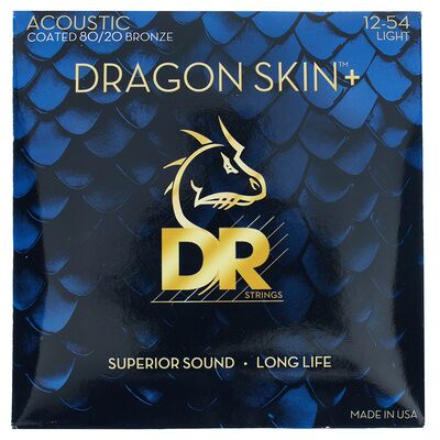 DR Strings Dragon Skin+ DA8-12 Coated DR Strings Dragon Skin+ DA8-12 Coated