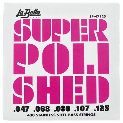 La Bella SP-47125 Super Polished 5 Bass La Bella SP-47125 Super Polished 5 Bass