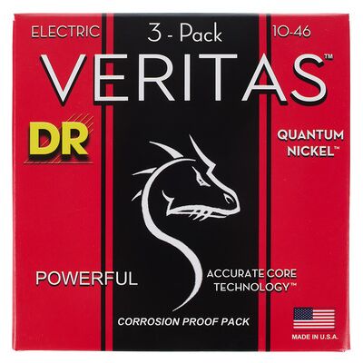 DR Strings Veritas VTE-10 3-Pack DR Strings Veritas VTE-10 3-Pack