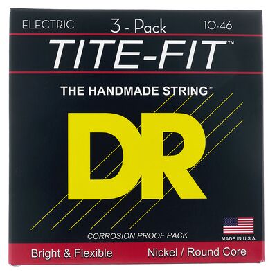 DR Strings Tite-Fit MT-10 3-Pack DR Strings Tite-Fit MT-10 3-Pack