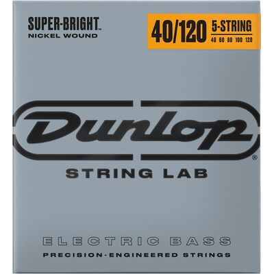 Dunlop Super Bright 40-120 Ni 5str L Dunlop Super Bright 40-120 Ni 5str L