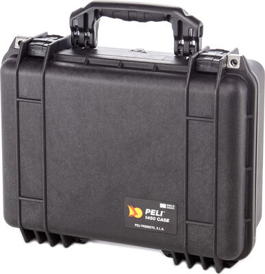 Peli 1450 Foam Black Negro