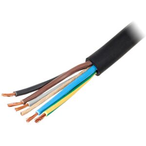 pro snake RubberCable H07RN-F 5x1,5 mm² Negro