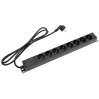 Adam Hall 87471 19" Power Strip Negro Adam Hall 87471 19" Power Strip Negro