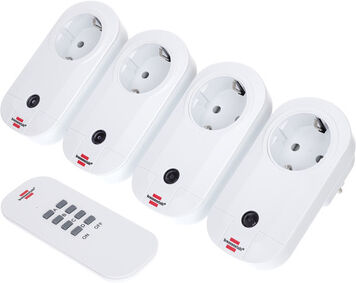 Brennenstuhl RC Switch Sockets Set of 4 Brennenstuhl RC Switch Sockets Set of 4
