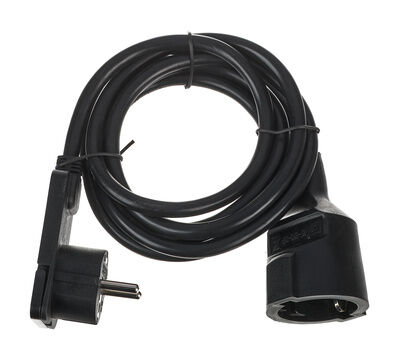 Brennenstuhl Flat Plug Ext. H05VV-F 2m BK Brennenstuhl Flat Plug Ext. H05VV-F 2m BK