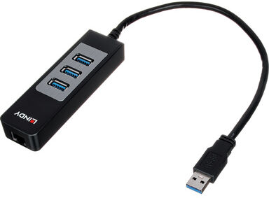 Lindy USB 3.1 Hub & Gigabit Ethernet Lindy USB 3.1 Hub & Gigabit Ethernet