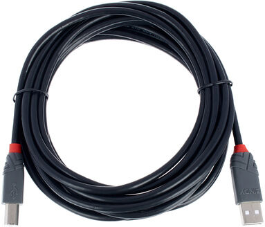 Lindy USB 2.0 Cable Typ A/B 5m Lindy USB 2.0 Cable Typ A/B 5m