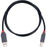 Lindy USB 2.0 Typ A/B 1m Negro