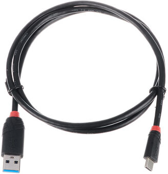 Lindy USB 3.2 Cable Typ A/C 1m Negro