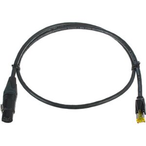 Sommer Cable CAT7 XLRf Adapter 1m black Negro