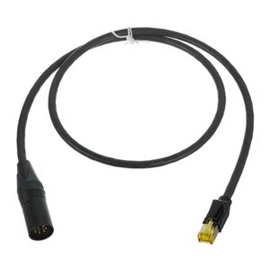 Sommer Cable CAT7 XLRm Adapter 1m black Negro