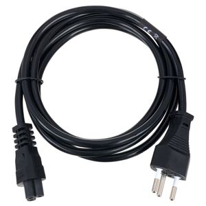 the sssnake Power Cable Swiss IEC C5 1,8m Negro