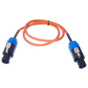 Orange Speaker Cable 1m Naranja