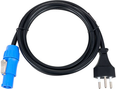 the sssnake Power Twist Cable Swiss 1,5m Negro