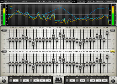 Waves GEQ Graphic Equalizer Waves GEQ Graphic Equalizer