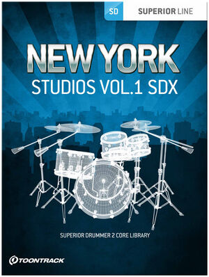 Toontrack SDX New York Studios Vol. 1 Toontrack SDX New York Studios Vol. 1