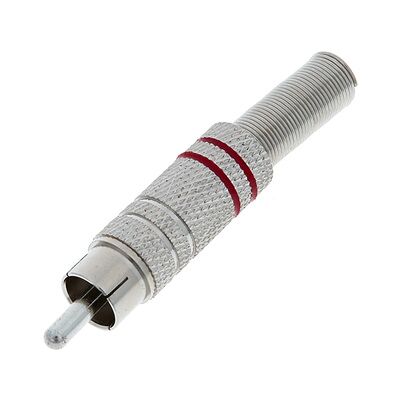 Thomann SK183 RCA Plug RD Rojo Thomann SK183 RCA Plug RD Rojo