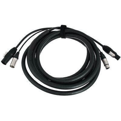 Cordial CPH 5 DMX 1 PWR 1 TRUE 1 Negro Cordial CPH 5 DMX 1 PWR 1 TRUE 1 Negro