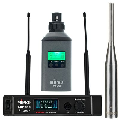 Mipro TA-80 Transmisor inalámbrico - Frecuencia 482-554MHz Mipro TA-80 Transmisor inalámbrico - Frecuencia 482-554MHz