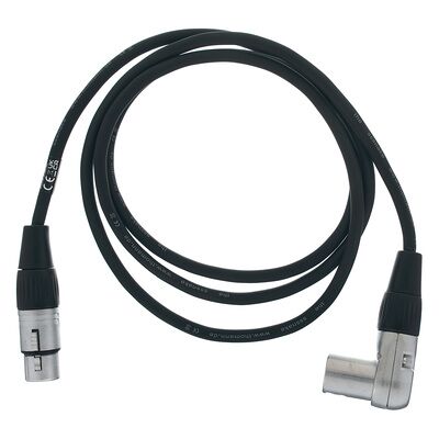the sssnake SK233-1,5 angled XLR Patch MF Negro the sssnake SK233-1,5 angled XLR Patch MF Negro