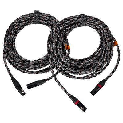 Vovox sonorus protect S 2x 10 m XLR Negro Vovox sonorus protect S 2x 10 m XLR Negro