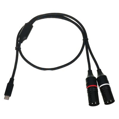 DAP-Audio FL115 USB-C to 2x XLR/M 0.75m Negro DAP-Audio FL115 USB-C to 2x XLR/M 0.75m Negro