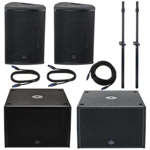 Seeburg Acoustic Line X4/G Sub 1501 Power Bundle Negro