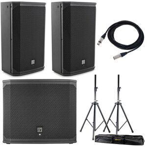 EV EKX-12P/15SP Basis Bundle Negro