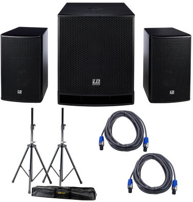 LD Systems Dave 15 G3 Bundle Negro