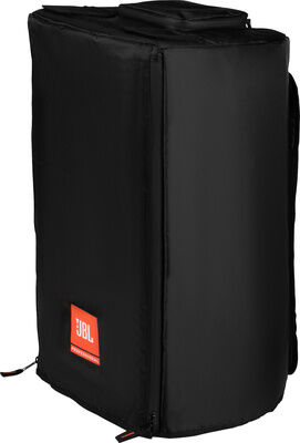 JBL EON710 Raincover Negro con logotipo de  en naranja