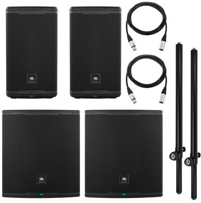 JBL EON710/718S Power Bundle Negro