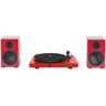 Pro-Ject Juke Box E1 HiFi Set red Rojo de alto brillo