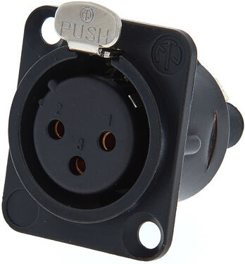 Neutrik NC3 FD-S-1-B Neutrik NC3 FD-S-1-B