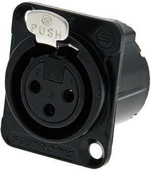 Seetronic MK3F2C-BG 3pin XLR black Seetronic MK3F2C-BG 3pin XLR black